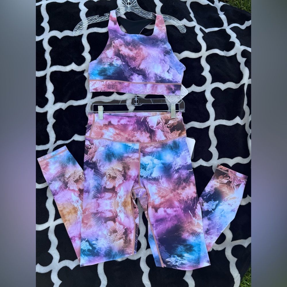 Women’s Colorful Tie-Dye Leggings Set